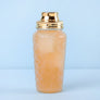 Glass pineapple shaker set.