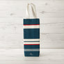 Printed Canvas Wine Bag
