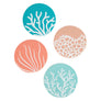 Coral Sea Collection Coasters - Set of 4