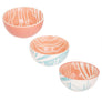 Sunrise Cactus Set of 4 Bowls