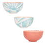 Sunrise Cactus Set of 4 Bowls