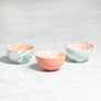 Sunrise Cactus Set of 4 Bowls