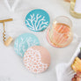 Coral Sea Collection Coasters - Set of 4