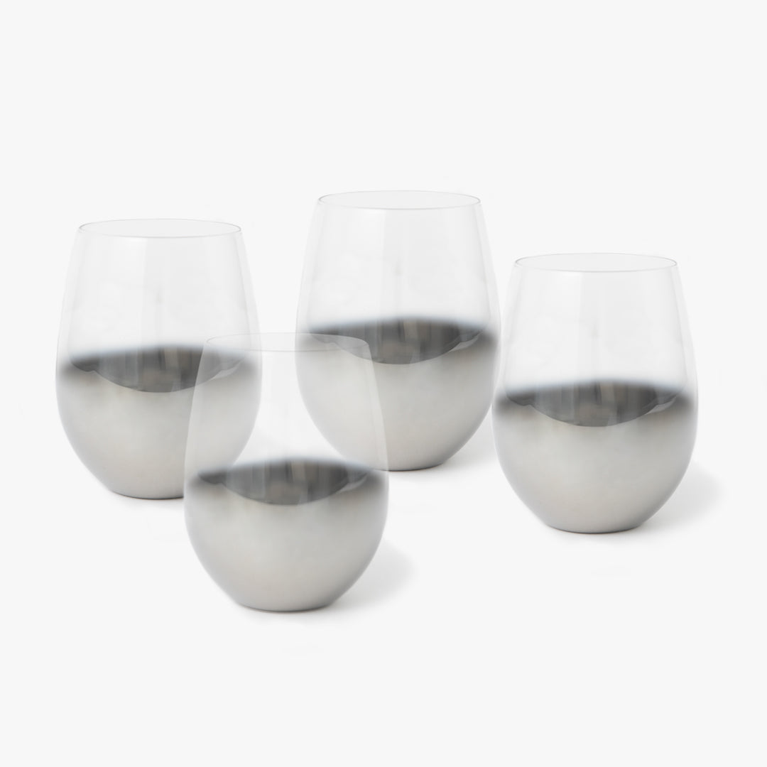 Stemless wine glasses - Stem less wine glass set