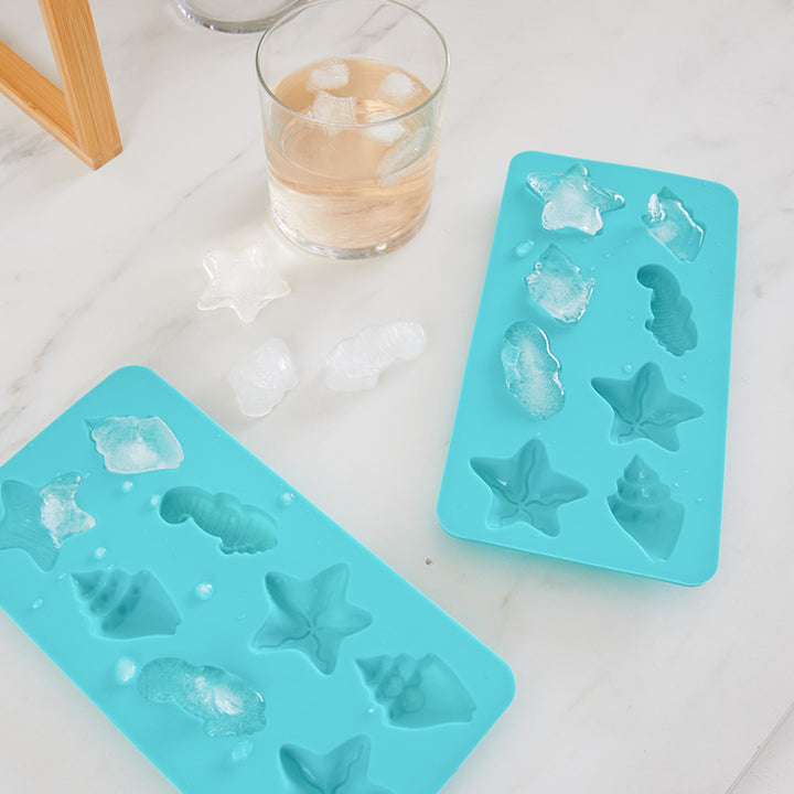 Coral Sea Collection Ice Trays - Set of 2