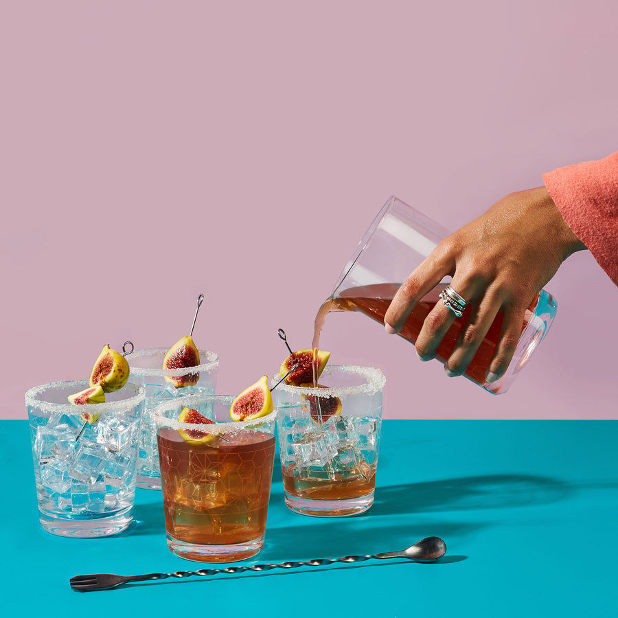 Cocktail Mixer and Glasses - Cocktail Mixer Set